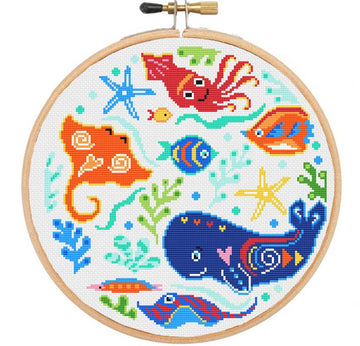 Seaworld cross stitch kit