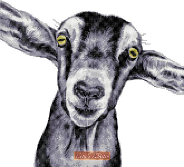 Goat (v2) cross stitch kit - 1