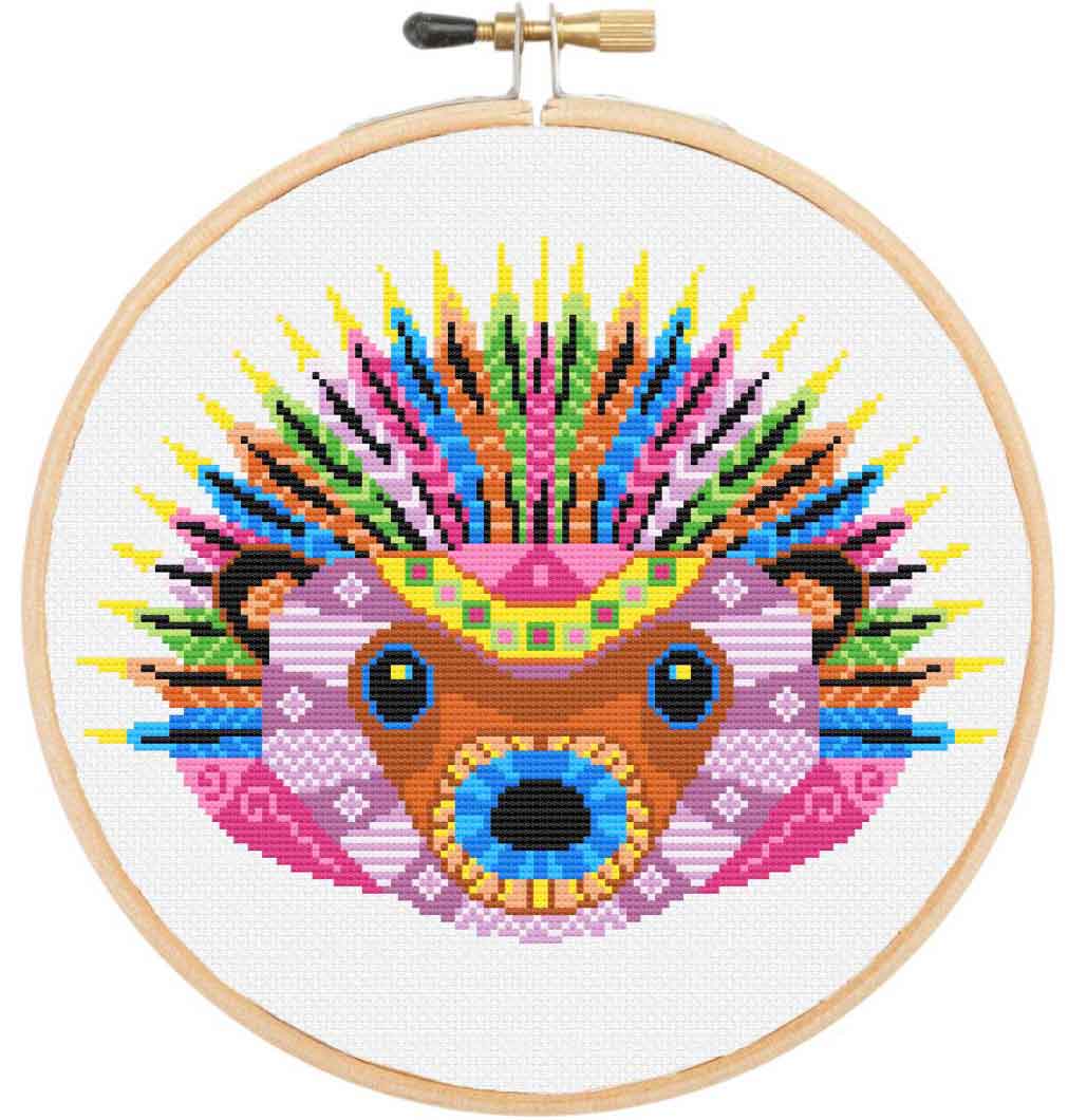 Mandala cross stitch kits