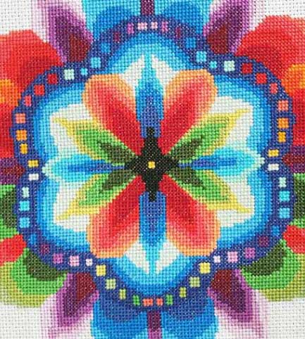 Mandala cross stitch kits