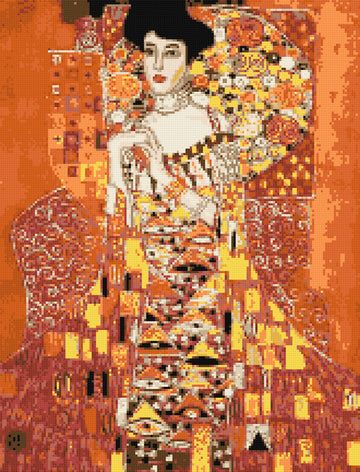 Kit de point de croix compté Adèle Klimt (v2)