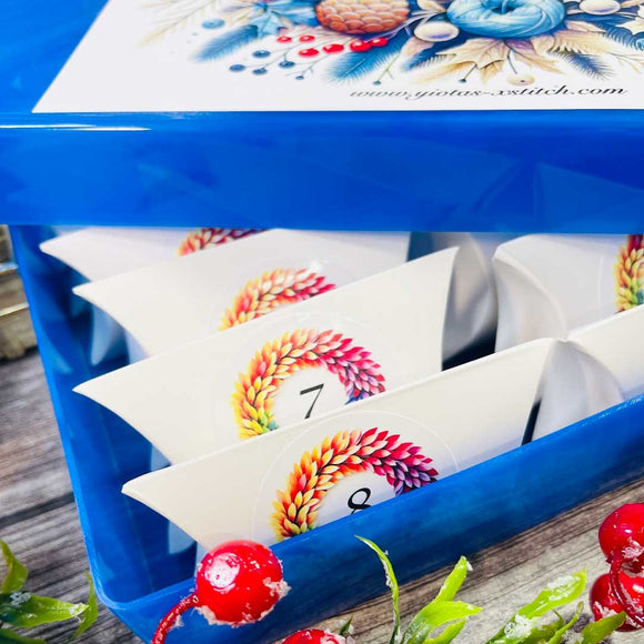 Cross stitch advent calendar box 2026