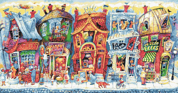 Antiques and more store (v2) Riesen-Kreuzstichset