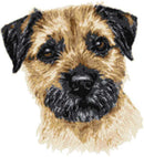 Border Terrier Grizzly Kreuzstich-Set-1