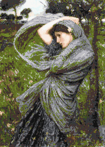 Boreas (v3) Waterhouse counted cross stitch kit