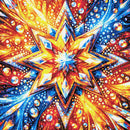 Jewel mandala full coverage cross stitch kit-1