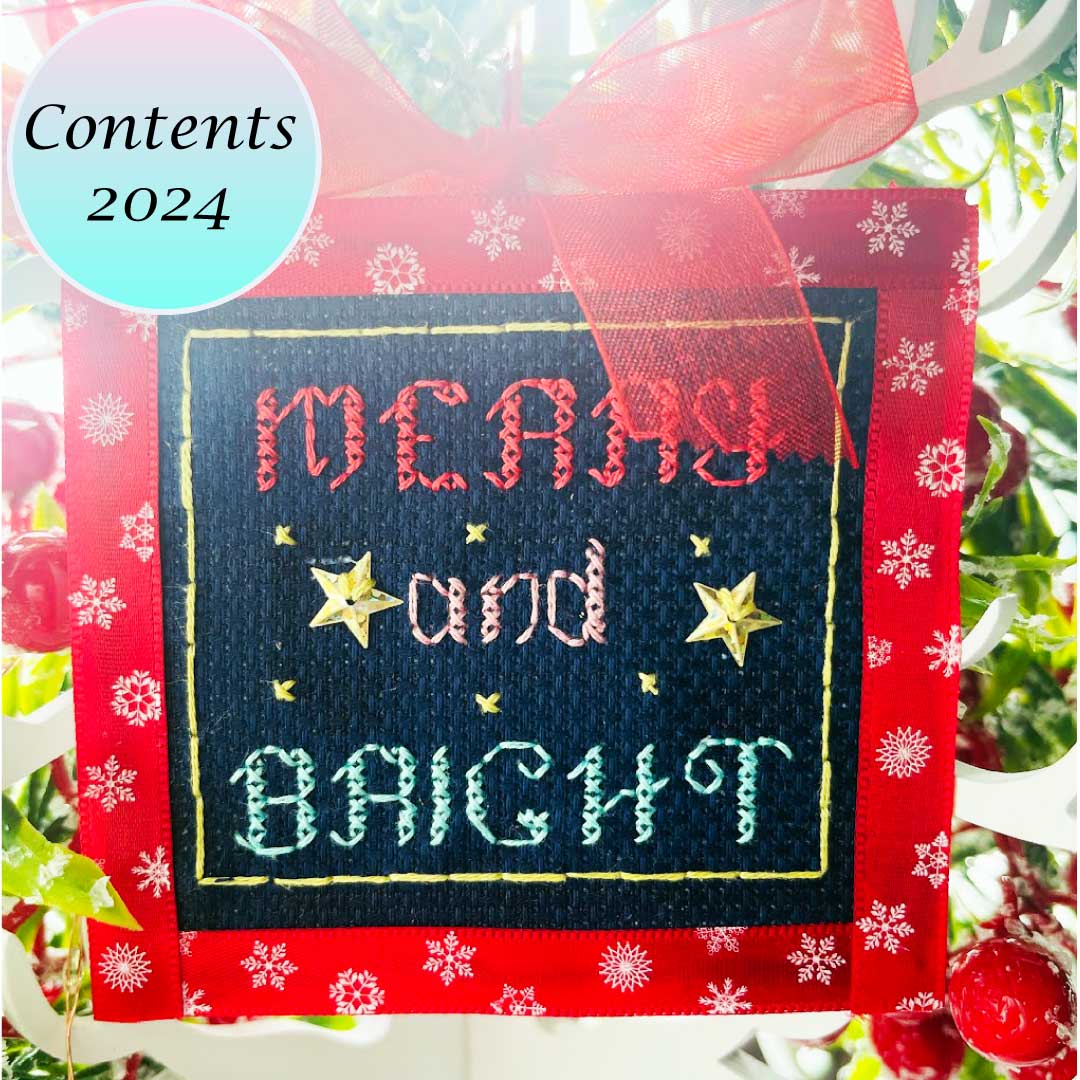 Cross stitch advent calendar box 2025