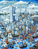 New York, New York (v2) Riesen-Kreuzstichset-1