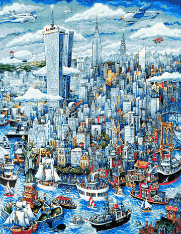 New York, New York (v2) giant cross stitch kit