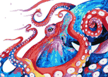 Kit de point de croix Augustus Octopus (v2)