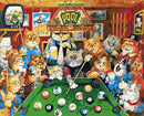 Pool cats (v2) full coverage cross stitch kit-1