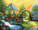 Serenity Cottage (v2) Kreuzstich-Set-1