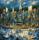 Schneezeit in New York (v2) Kreuzstich-Set-1