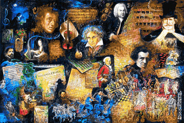 Art of music (v2) cross stitch kit