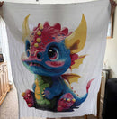 Baby dragon (No3) modern cross stitch kit-2