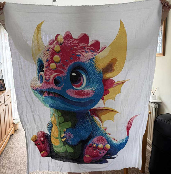 Baby dragon (No3) modern cross stitch kit