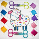Kreuzstich-Set mit Schafbabys-1