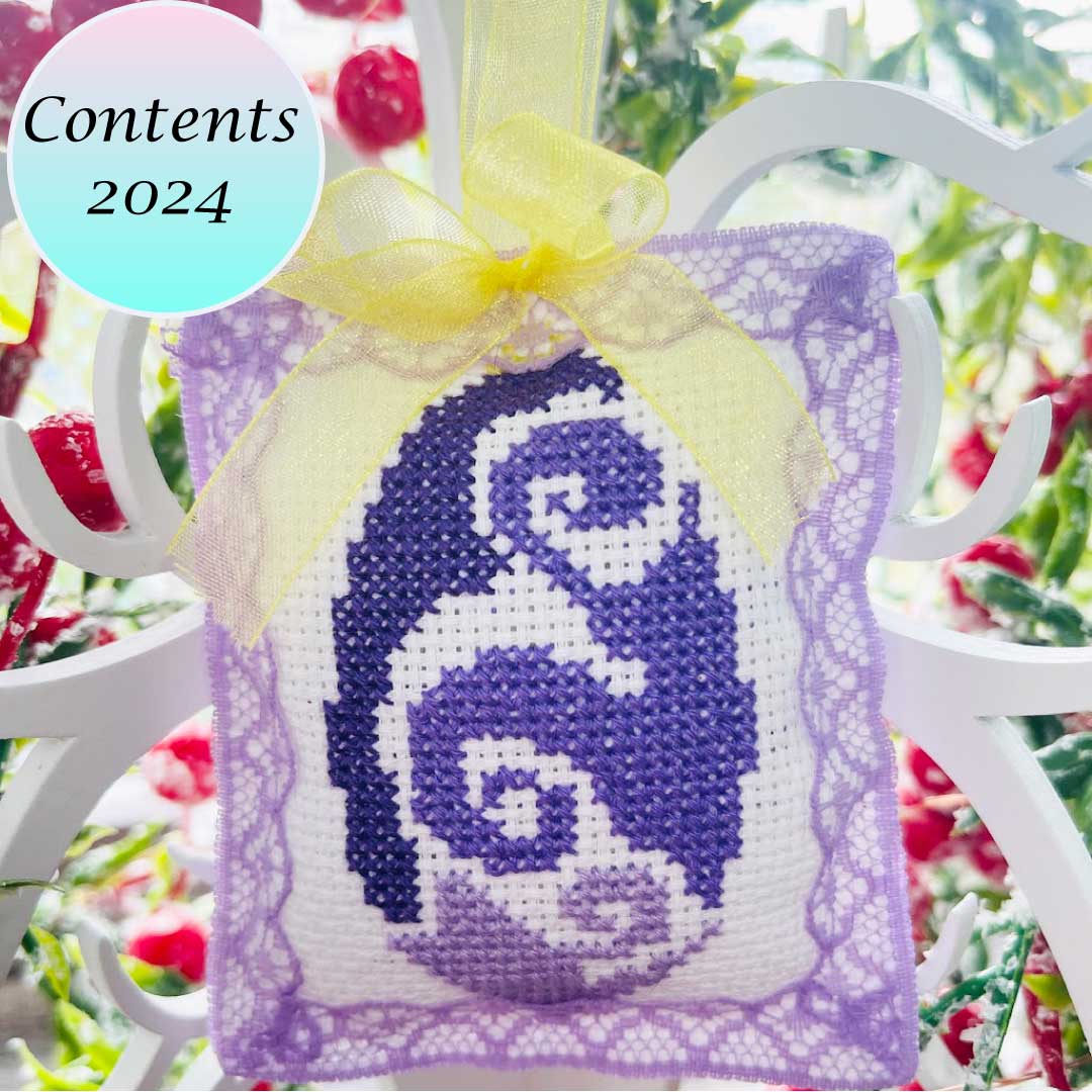 Cross stitch advent calendar box 2025