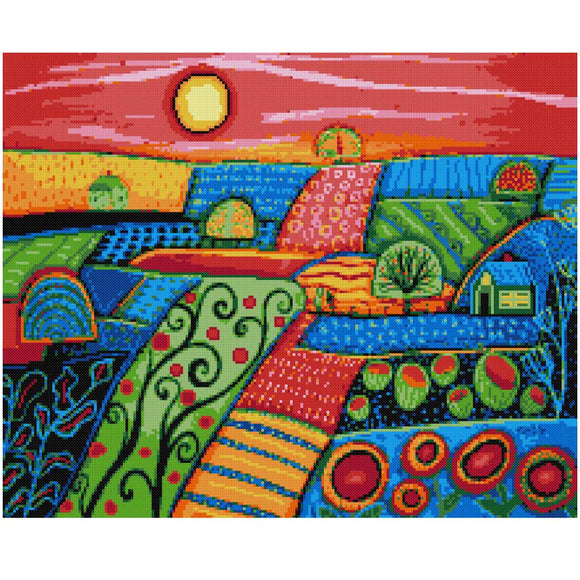 Boondocks (v2) modernes Kreuzstich-Set