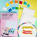 Grand cœur artisanal au point de croix SAL-3