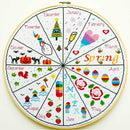 Calendar modern cross stitch kit-1