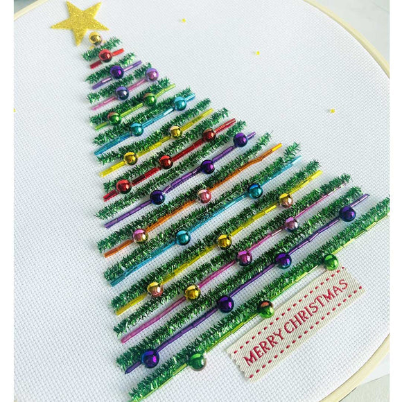 Christmas tree embroidery bead kit