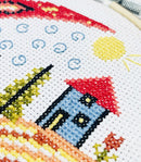 Autumn Cottage - Cross Stitch Subscription Box-2