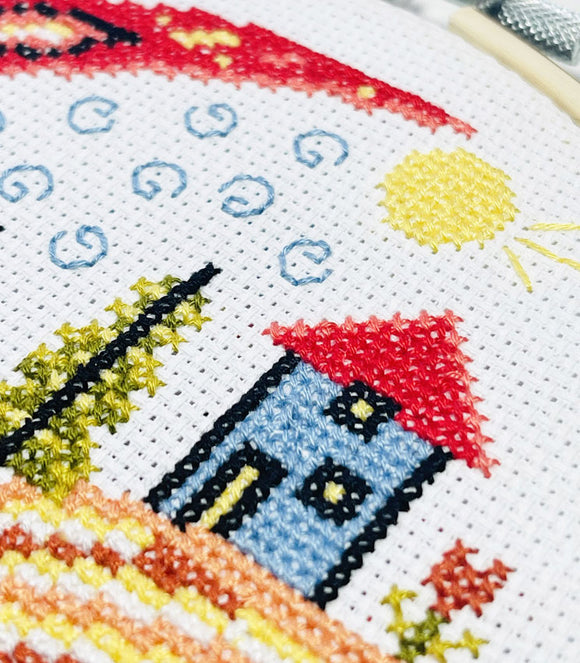 Autumn Cottage - Cross Stitch Subscription Box