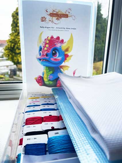 Contemporary cross stitch kits