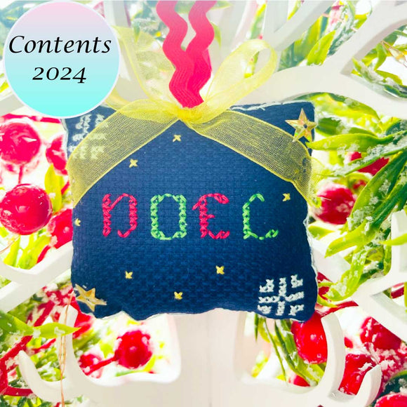 SOLD OUT - Cross stitch advent calendar box 2025