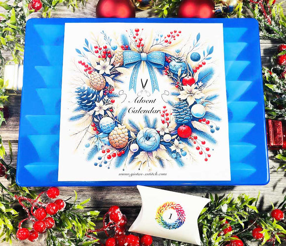 Cross stitch advent calendar box 2026