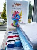 Baby dragon No2 modern cross stitch kit - 2