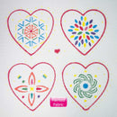 Hearts embroidery bead kit-3