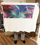 Grand kit de point de croix fractal en plumes-3