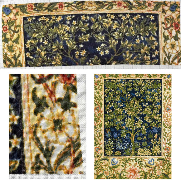 Garten der Freude (v3) Kreuzstich-Set mit vollständiger Abdeckung