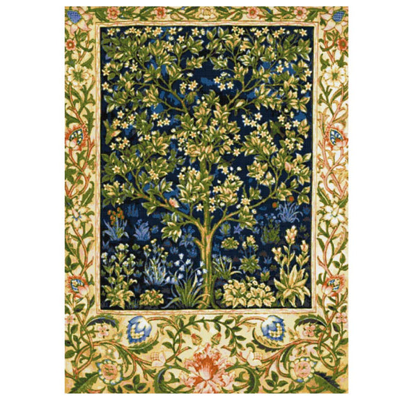 Garten der Freude (v3) Kreuzstich-Set mit vollständiger Abdeckung