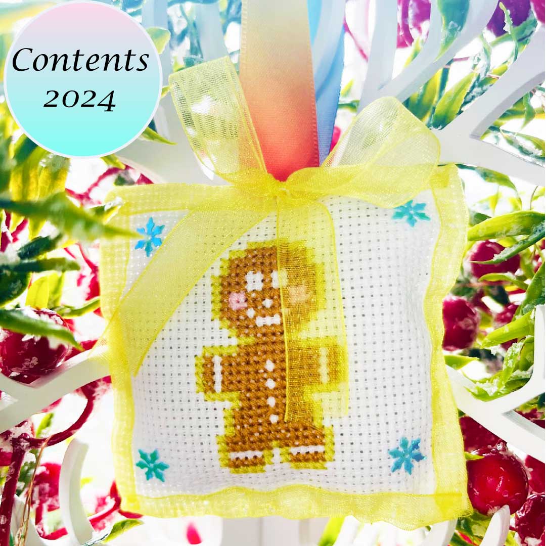 Cross stitch advent calendar box 2025