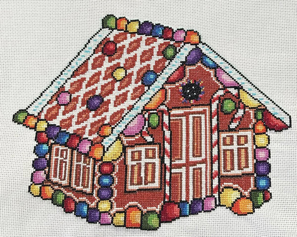Gingerbread house counted cross stitch kit - 2