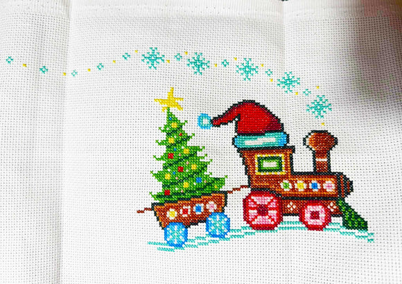 -Nicht mehr verfügbar- Lebkuchenzug-Stickvorlage