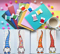 Gnome bookmarks modern cross stitch kit - 1