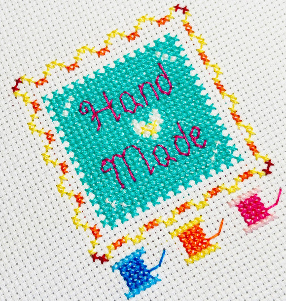 Handmade cross stitch-along