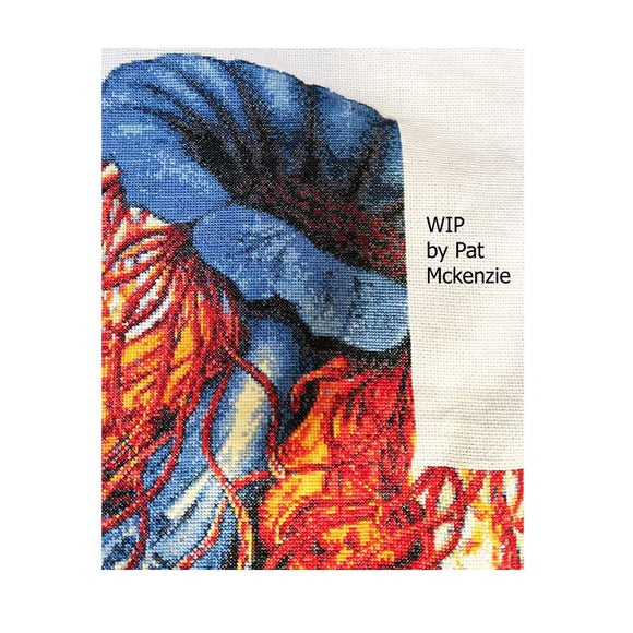 Quallen Haeckel Fortgeschrittenen-Kreuzstichset