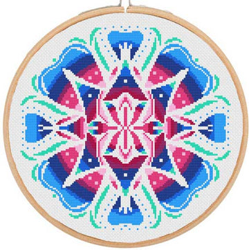 Mandala (N5) counted modern cross stitch kit