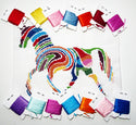 Abstract horse (v2) modern cross stitch kit - 1