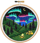 Modern cross stitch kits Northern Lights