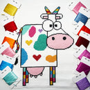 Funky cow modern cross stitch kit-1