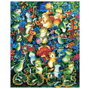 Moon dance (v2) frogs cross stitch kit-1
