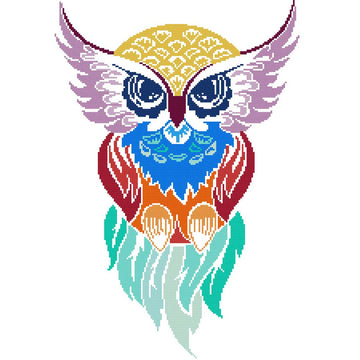 Owl (n2) counted cross stitch kit