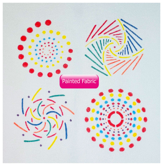 Mandala embroidery bead kit