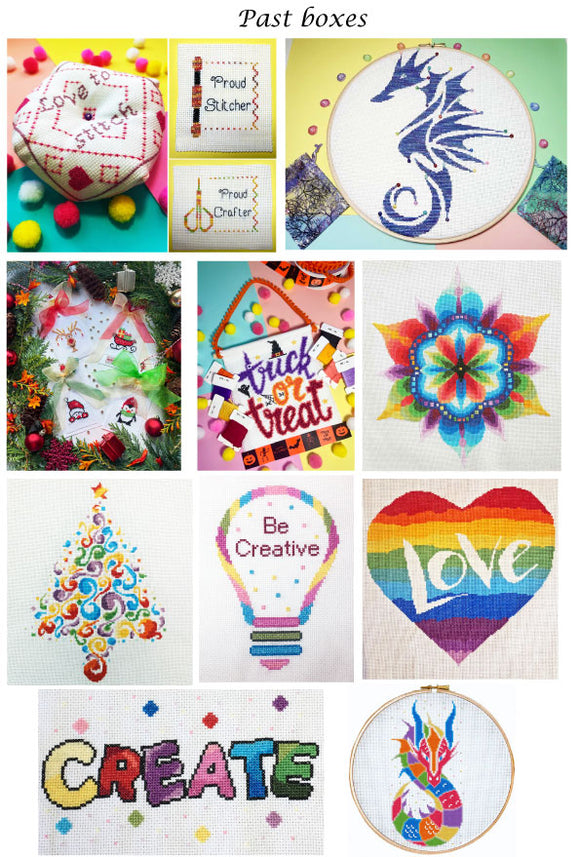 Coffret d'abonnement au point de croix